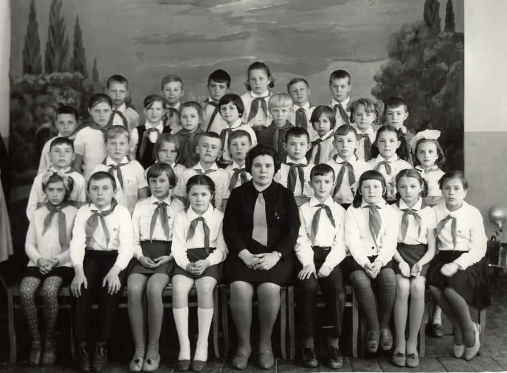 1972 - выпускной 4А класс